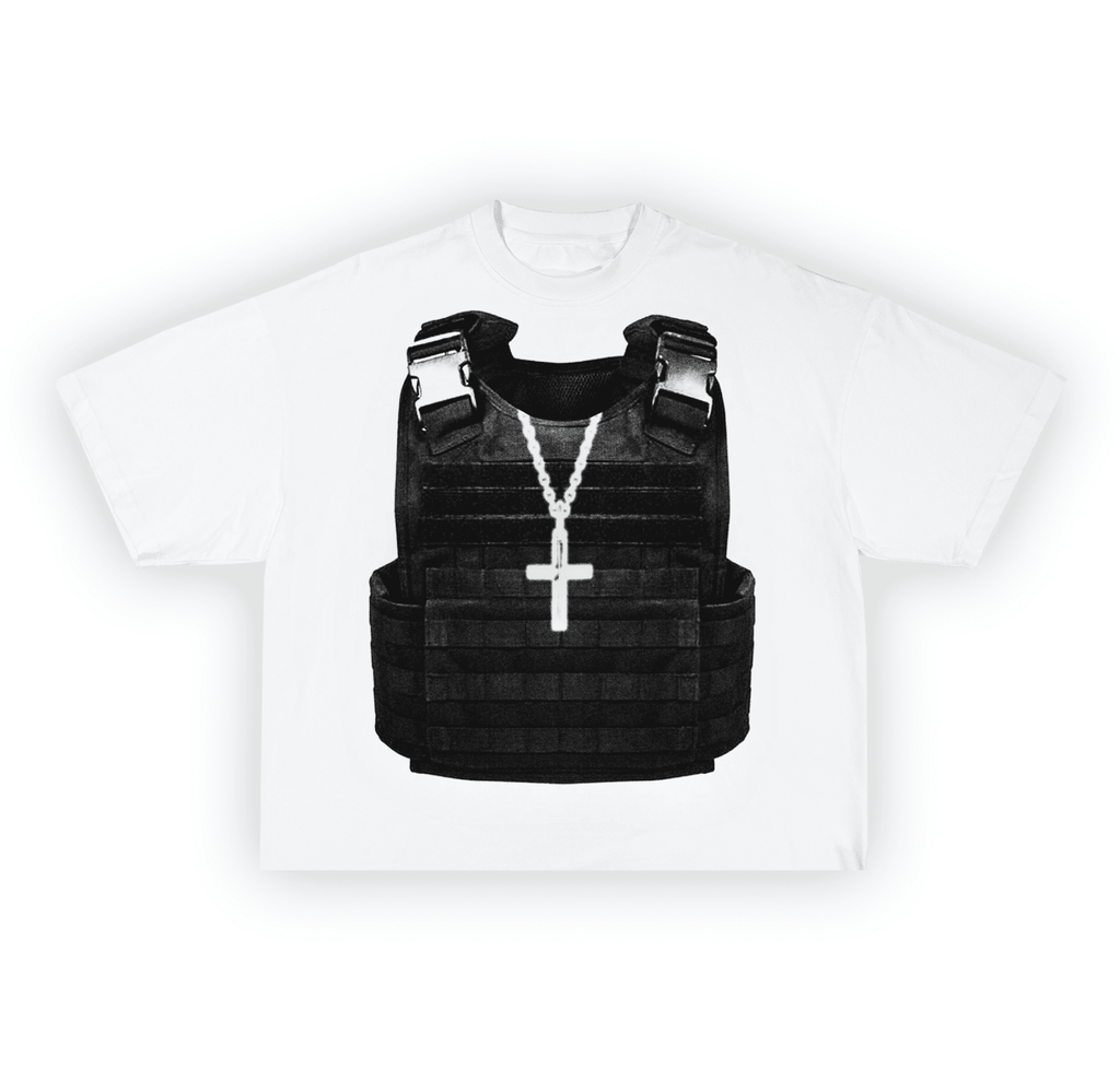 Black War On Sin Tee (Oversized) - Divine Visions