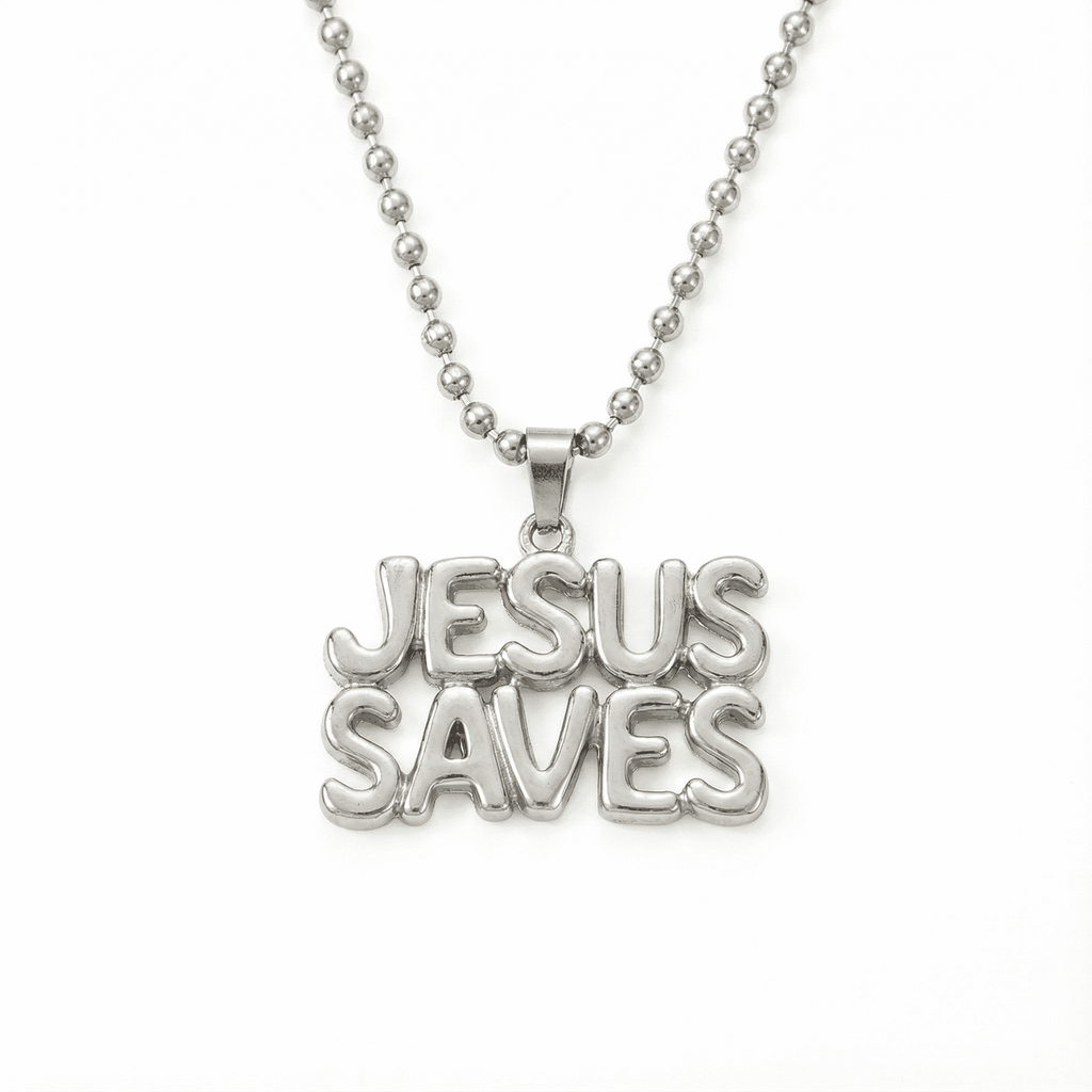 Jesus Saves Necklace - Divine Visions