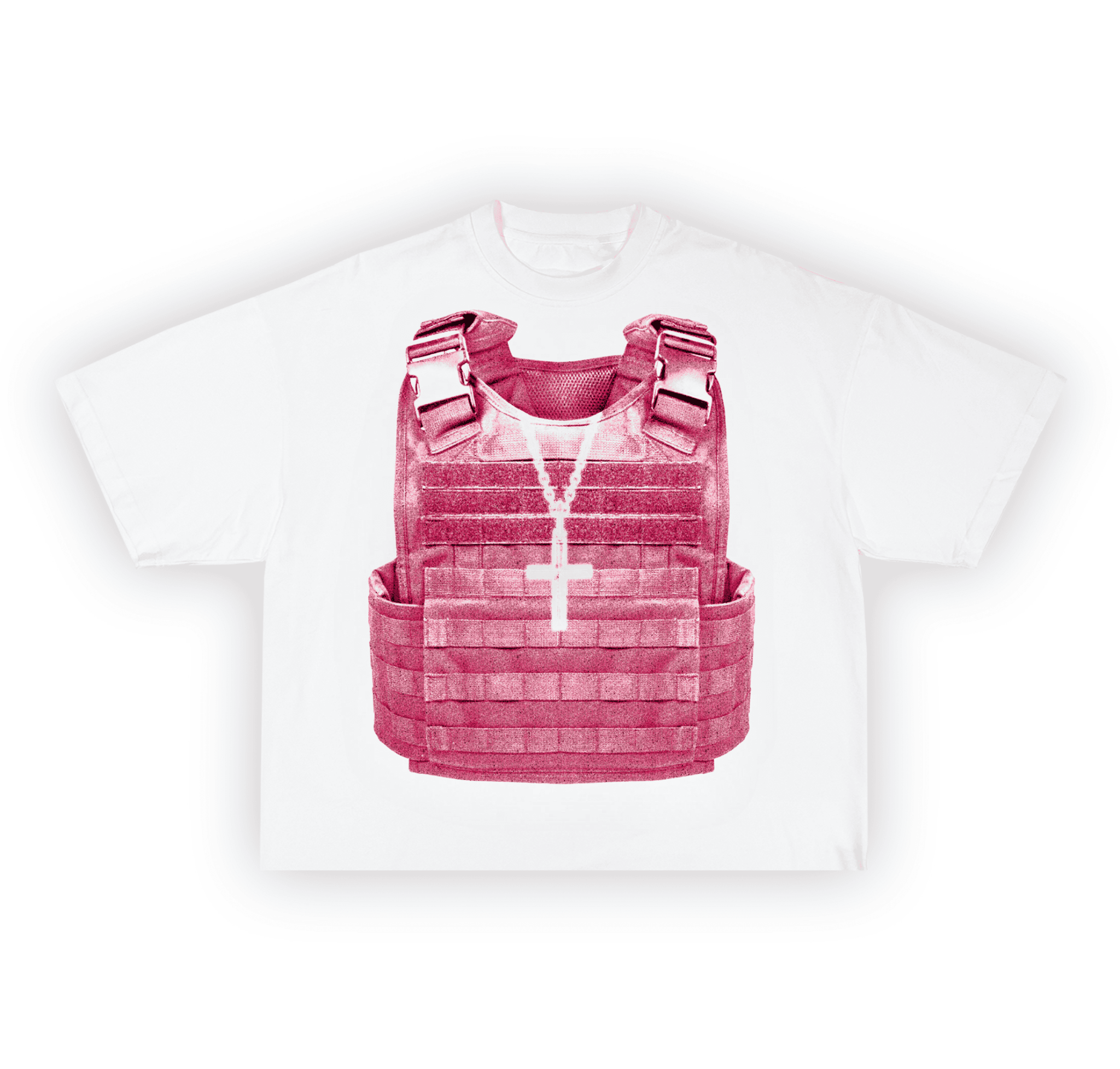 Pink War On Sin Tee (Oversized) - Divine Visions