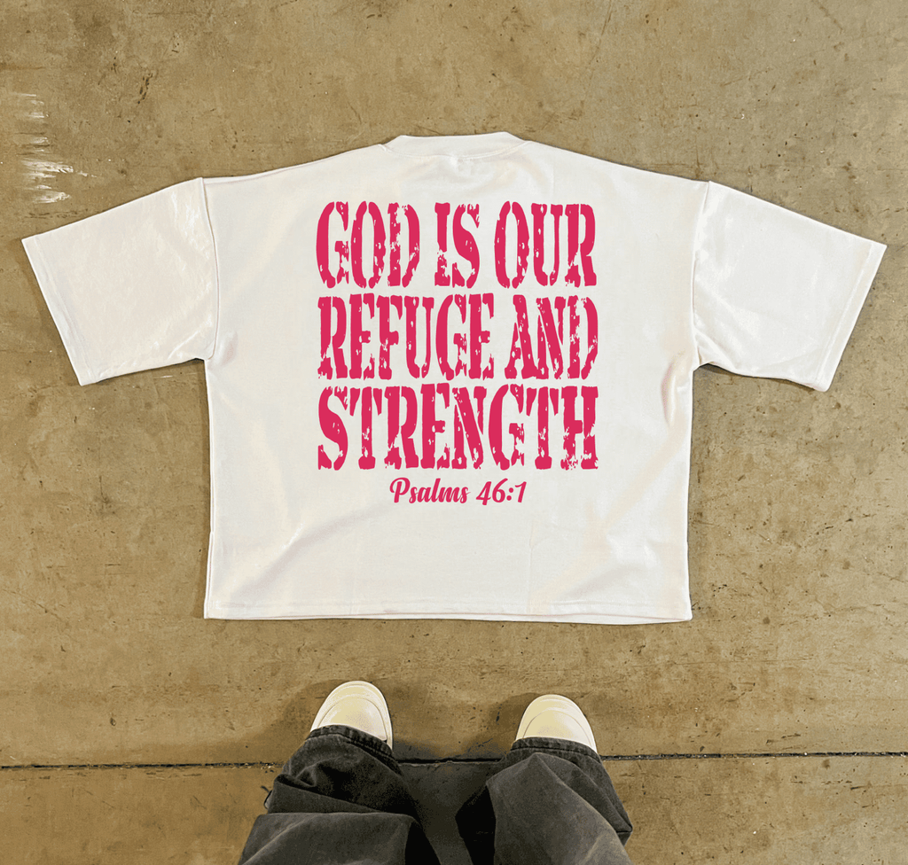 Pink War On Sin Tee (Oversized) - Divine Visions