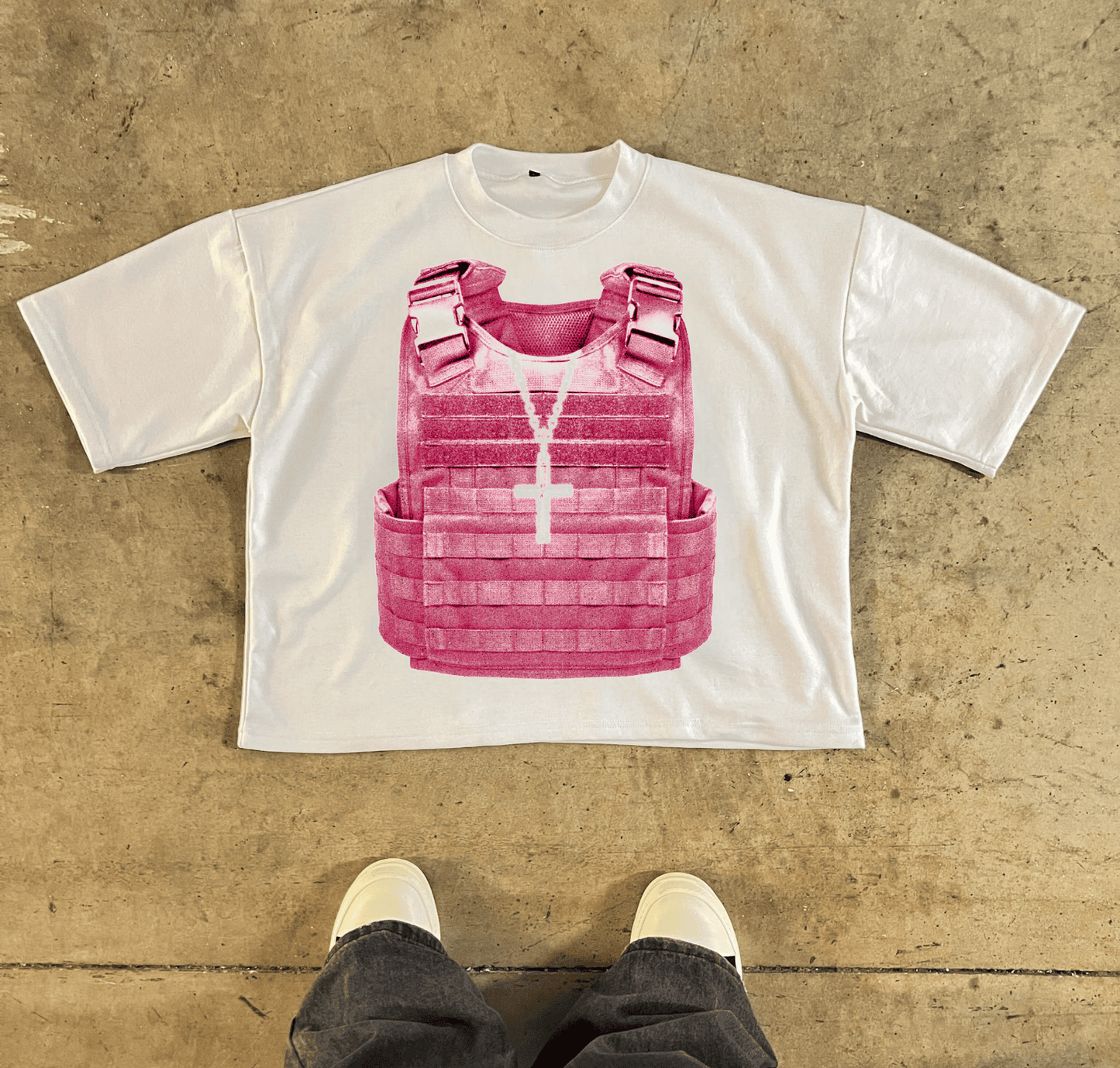 Pink War On Sin Tee (Oversized)